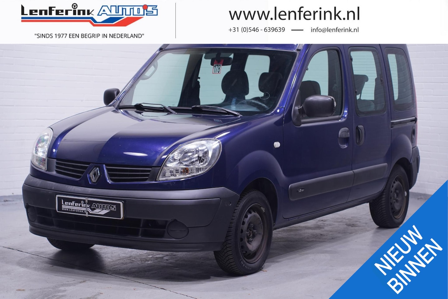 Renault Kangoo - 1.2-16V Expression Trekhaak 2x schuifdeur - AutoWereld.nl