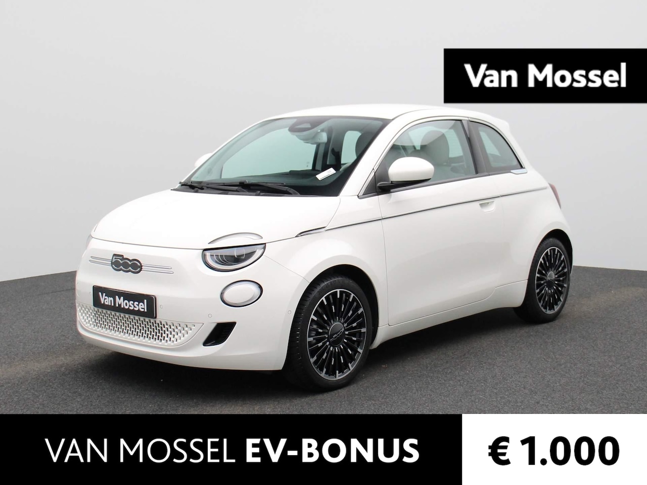 Fiat 500e - La Prima 42 kWh | Leder | Navi | ECC | PDC | LMV | Cam | - AutoWereld.nl