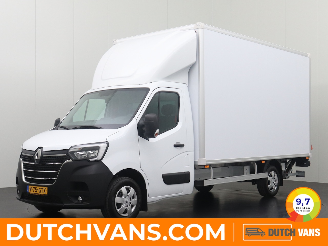 Renault Master - 2.3DCi 165PK Bakwagen+Laadklep | Dakspoiler | Zijdeur | Rol stops | Navigatie | 3-Persoons - AutoWereld.nl