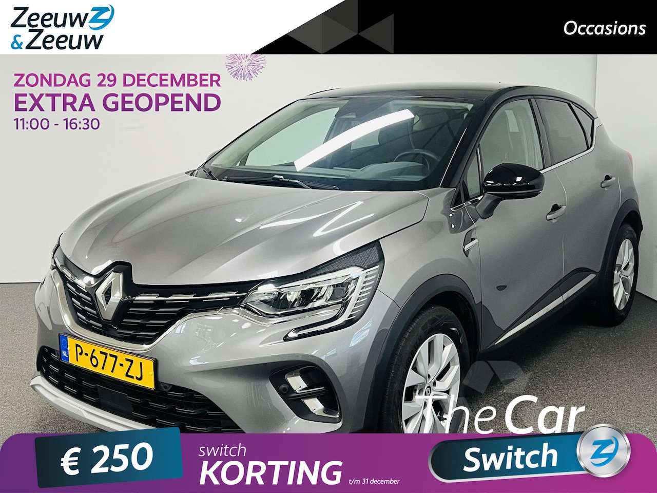 Renault Captur - 1.0 TCe 90 Intens Navi airco camera parkeersensoren apple carplay android auto hoge instap - AutoWereld.nl