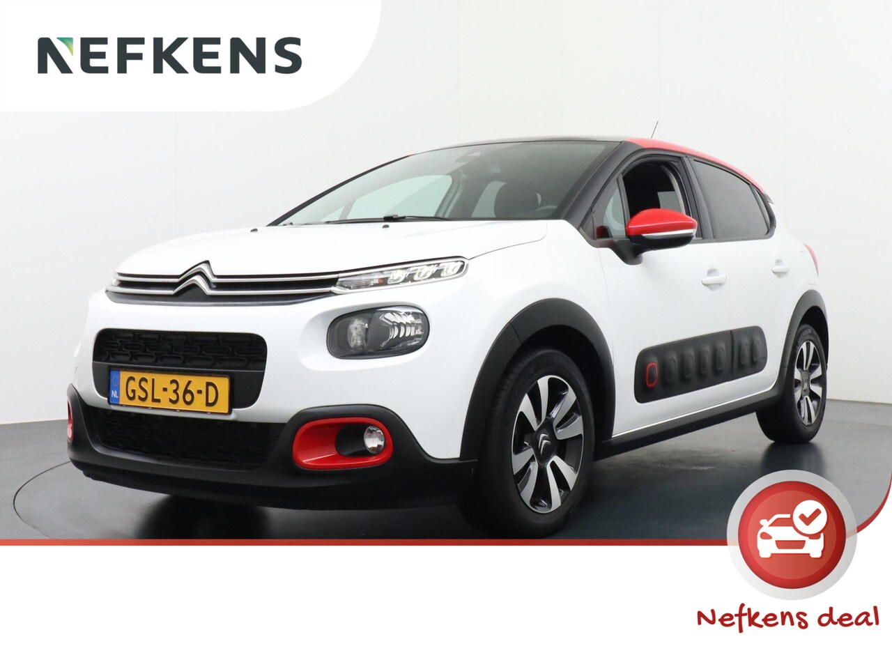 Citroën C3 - Shine 110 pk Automaat | Navigatie | Panoramadak | Achteruitrijcamera | Parkeersensoren Ach - AutoWereld.nl