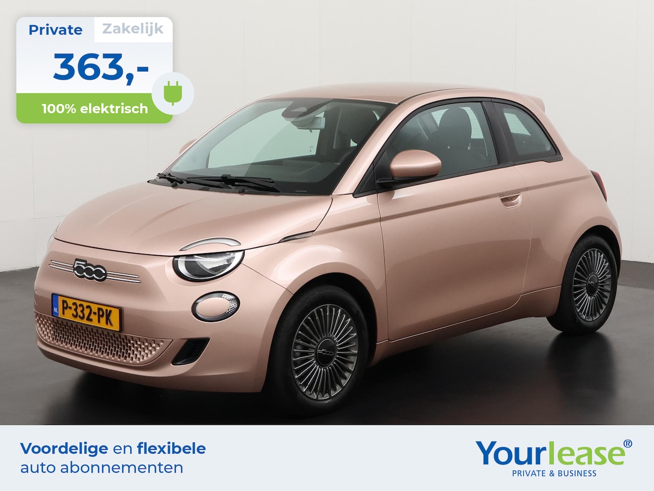 Fiat 500 - Icon 42 kWh | All-in 363,- Private Lease | Zondag Open! - AutoWereld.nl