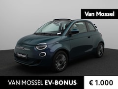 Fiat 500 C - 500e Icon 42 kWh | €22.900, - na aftrek subsidie | Cabrio | LMV | Stoel Verw. | Navi | DAB