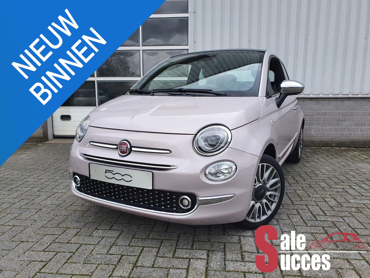 Fiat 500 C - 1.2 Lounge Rosé metallic - AutoWereld.nl