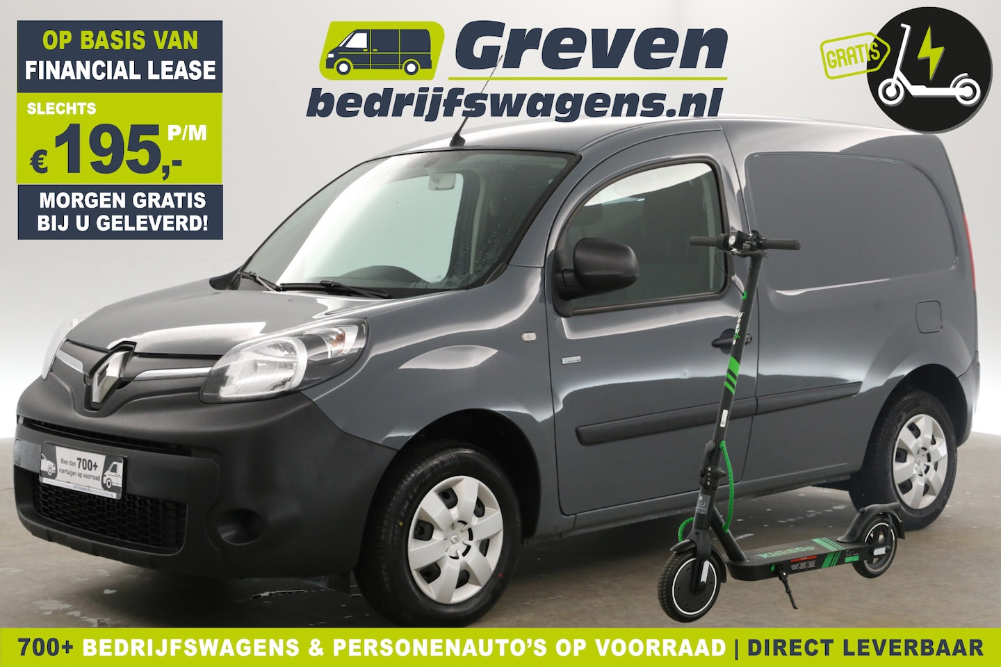 Renault Kangoo - Z.E. L1H1 Koop-Accu | Gratis E-Step! | Elektrisch Automaat Airco Camera Cruise Navi PDC El - AutoWereld.nl