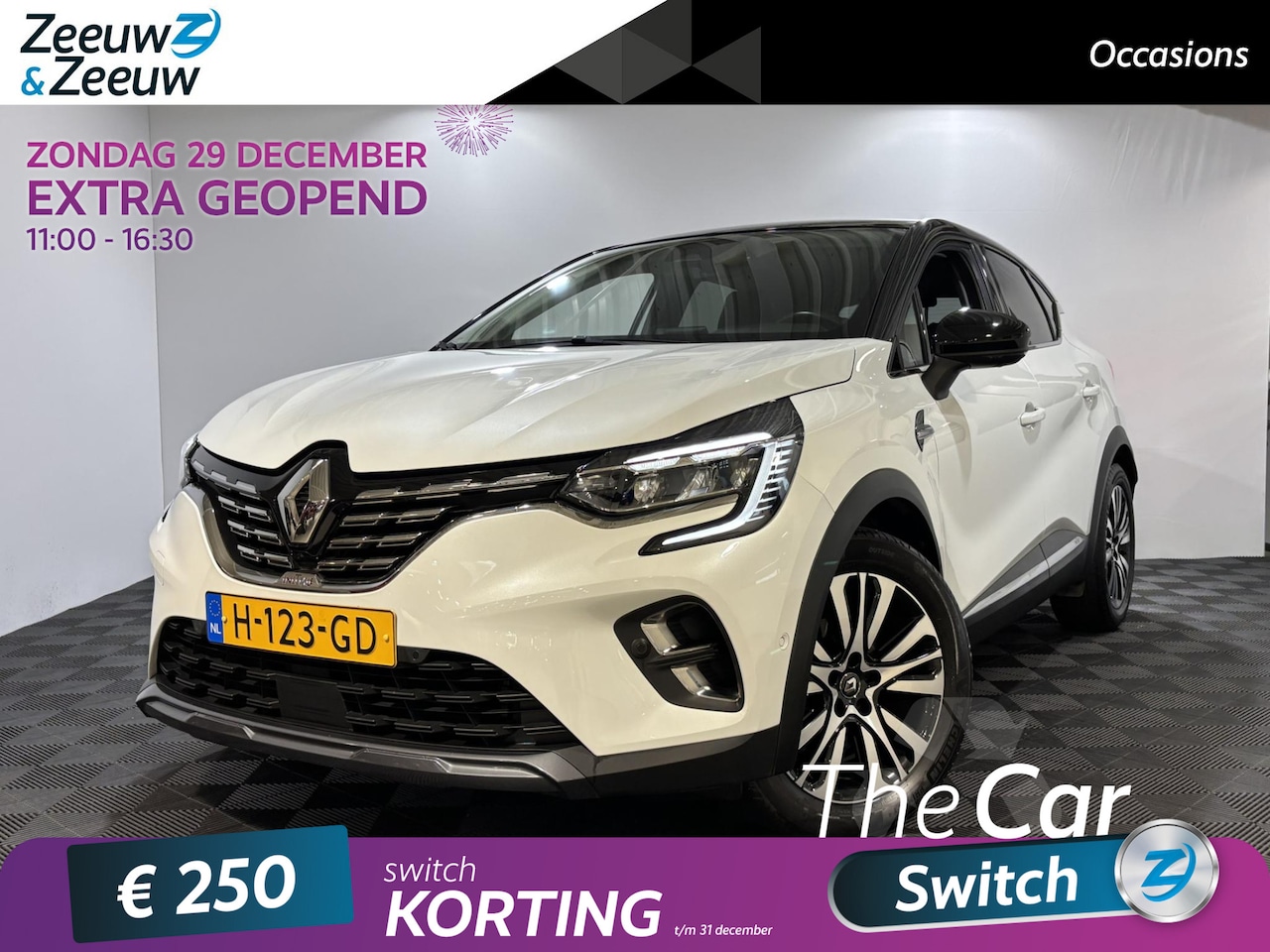 Renault Captur - 1.3 - 130PK TCe Initiale Paris Automaat | 1e eigenaar | Trekhaak (1500 KG) | 360 Camera | - AutoWereld.nl