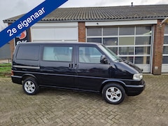 Volkswagen Transporter - 2.5 TDI "Comfort " Dubbel Cabine - Airco - Cruise - Trekhaak - Apk 28-06-2025