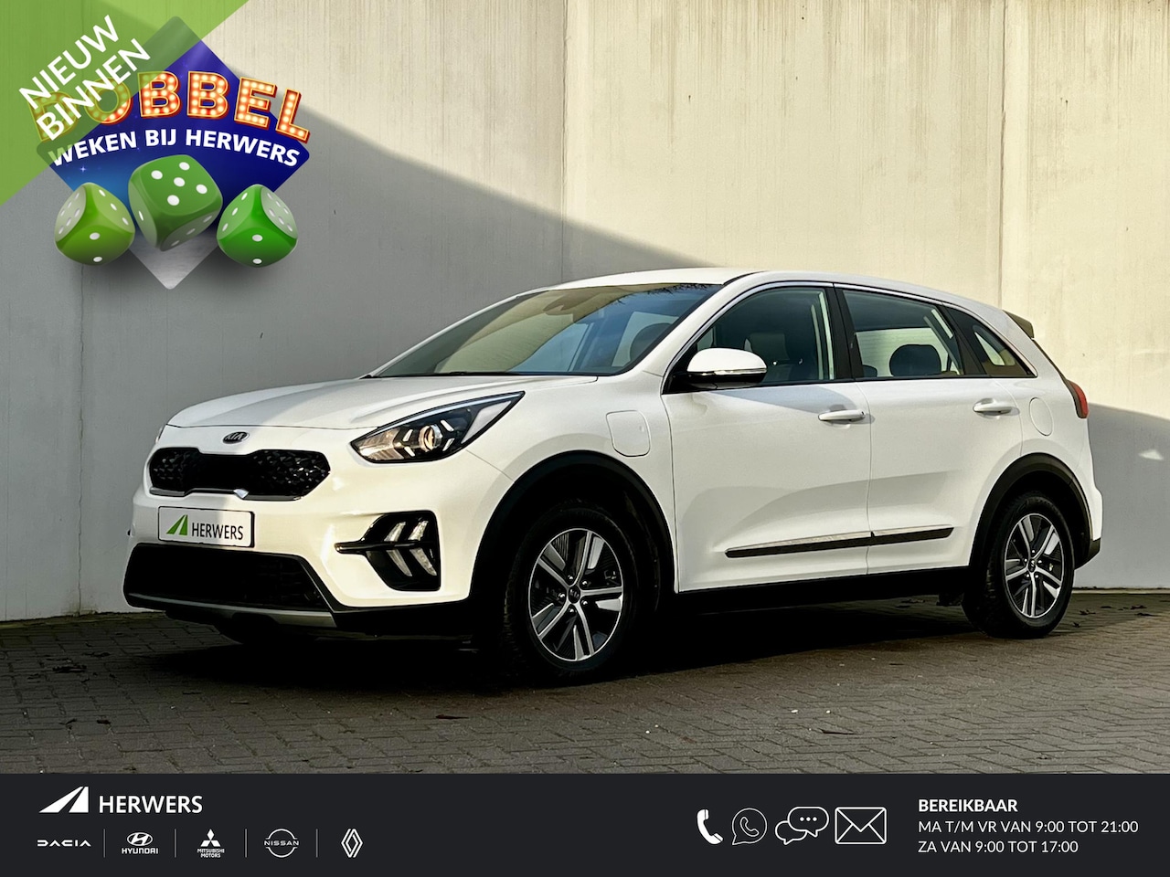 Kia Niro - 1.6 GDi PHEV DynamicLine Automaat / Adaptieve CC / Navigatie via Apple Carplay Android / A - AutoWereld.nl