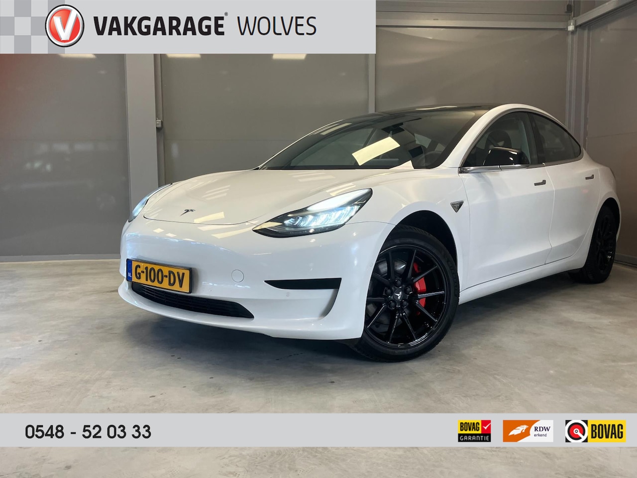 Tesla Model 3 - Standard RWD Plus | Navigatie | Camera | Lederen bekleding | - AutoWereld.nl