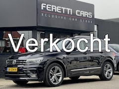 Volkswagen Tiguan - 1.4 TSI ACT AUT6 2X R-LINE VOL-LEDER NAVI APPLE-CARPLAY LED 19 INCH-LMV PDC