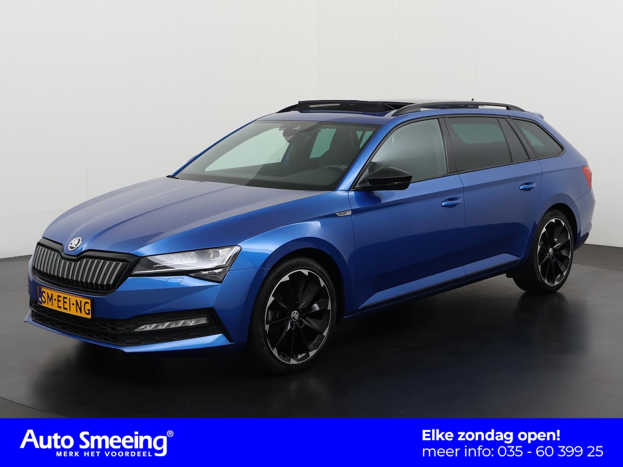 Skoda Superb - 1.4 TSI iV Sportline Business | Panoramadak | Elek achterklep | Alcantara | Zondag Open! - AutoWereld.nl