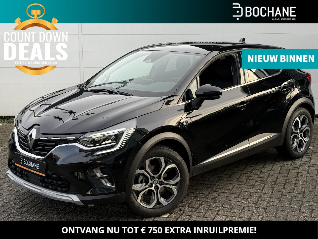 Renault Captur - 1.6 E-Tech Hybrid 145 techno | Wegklapbare trekhaak | Adap. Cruise + Stuurverwarming | Dea - AutoWereld.nl