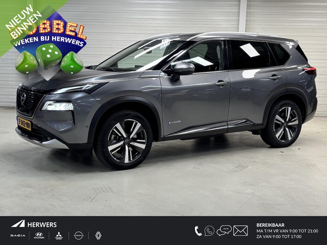 Nissan X-Trail - 1.5 e-4orce Tekna 4WD 7p. AUTOMAAT / Voorstoelen + stuurwiel verwarmd / Rondomzichtcamera - AutoWereld.nl