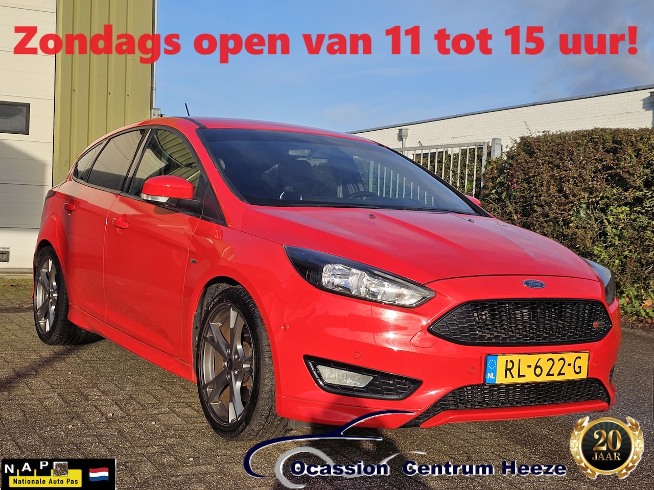 Ford Focus - 1.5 ST-Line 1.5 ST-Line, NAP! 18" Lm! Parkeer Ass! Camera! Zondag OPEN! - AutoWereld.nl