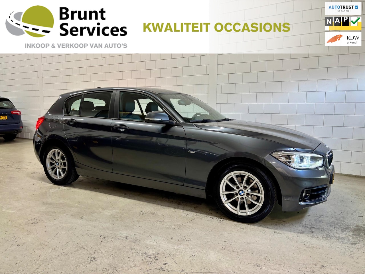 BMW 1-serie - 118i Corporate Sport High Executive Bj.18|Automaat|Leer|Led|Navi|Pdc|Vol !! - AutoWereld.nl