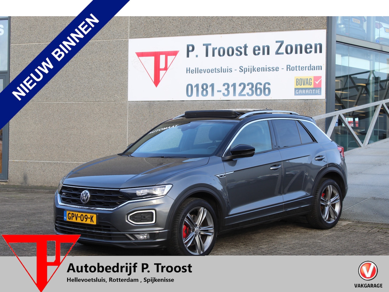 Volkswagen T-Roc - 1.5 TSI Sport 3x R-line Panoramadak/Navigatie/Apple carplay/Virtueel dashboard/Adaptive cr - AutoWereld.nl