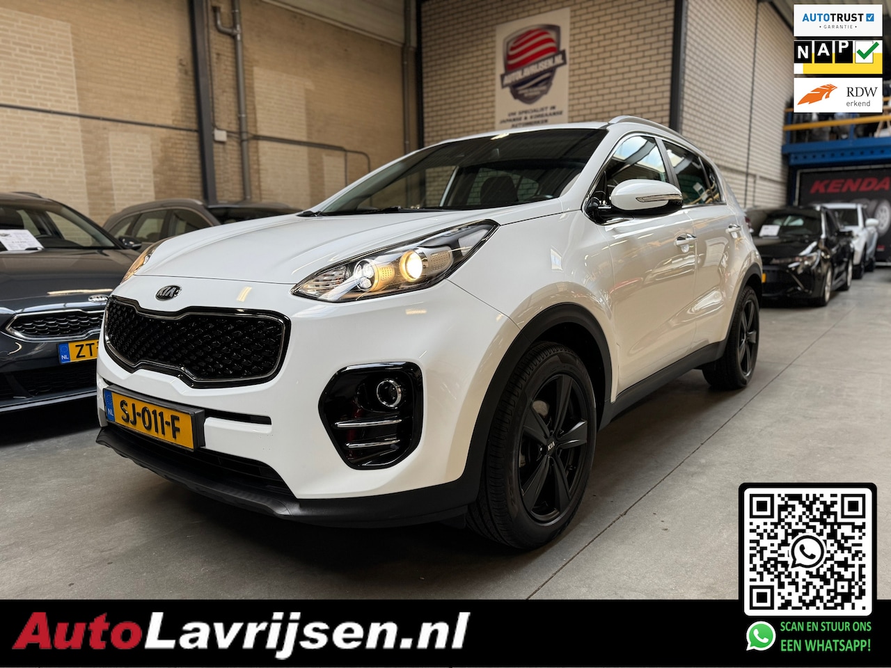 Kia Sportage - DYNAMICLINE NAVIGATIE / CAMERA CRUISE PDC 18 INCH NL AUTO NAP!! - AutoWereld.nl