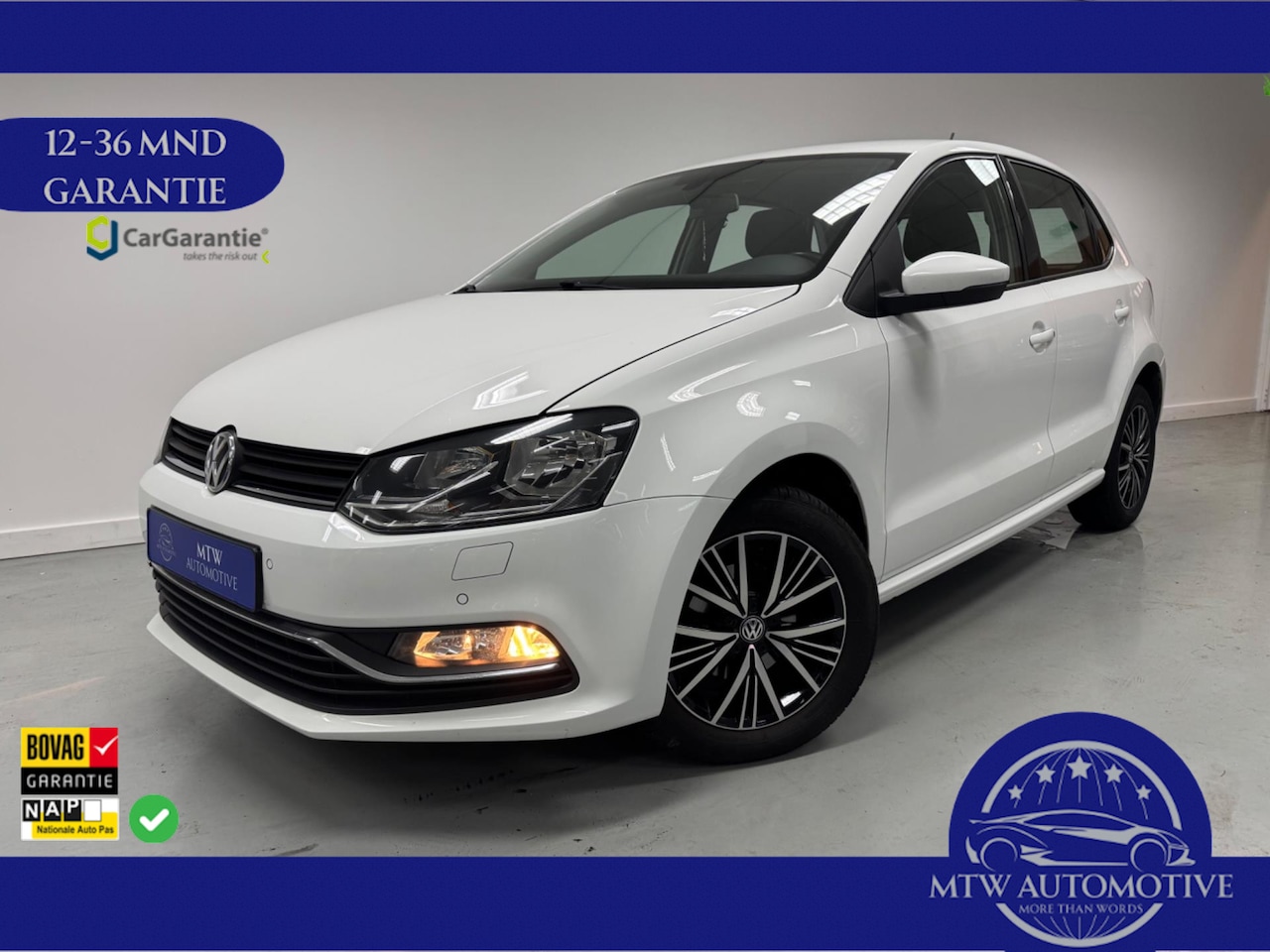 Volkswagen Polo - 1.0 75-PK / BlUEMOTION / HIGH-LINE / BLACK-WHEELS - AutoWereld.nl