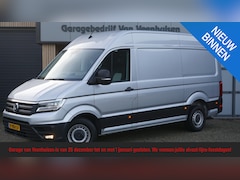 Volkswagen Crafter - 2.0 TDI 140pk L3H3 Highline 3-Zits Nappa Leder LED Trekhaak Navi DAB Geveerde stoel *NL au