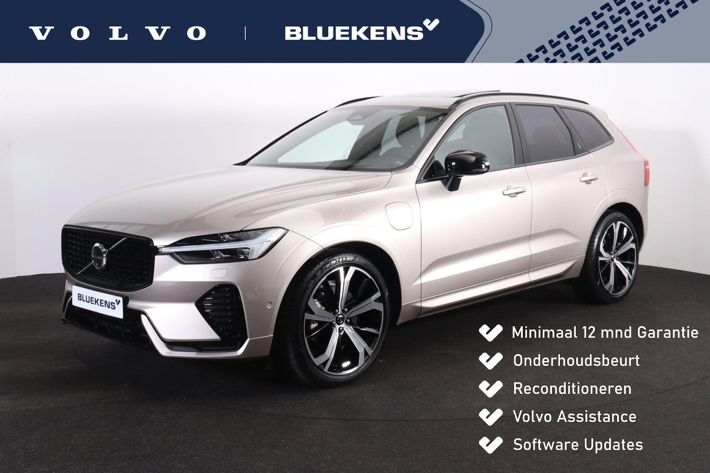 Volvo XC60 - T8 Plug-in hybrid AWD Ultimate Dark - LONG RANGE - Luchtvering - Panorama/schuifdak - Inte - AutoWereld.nl