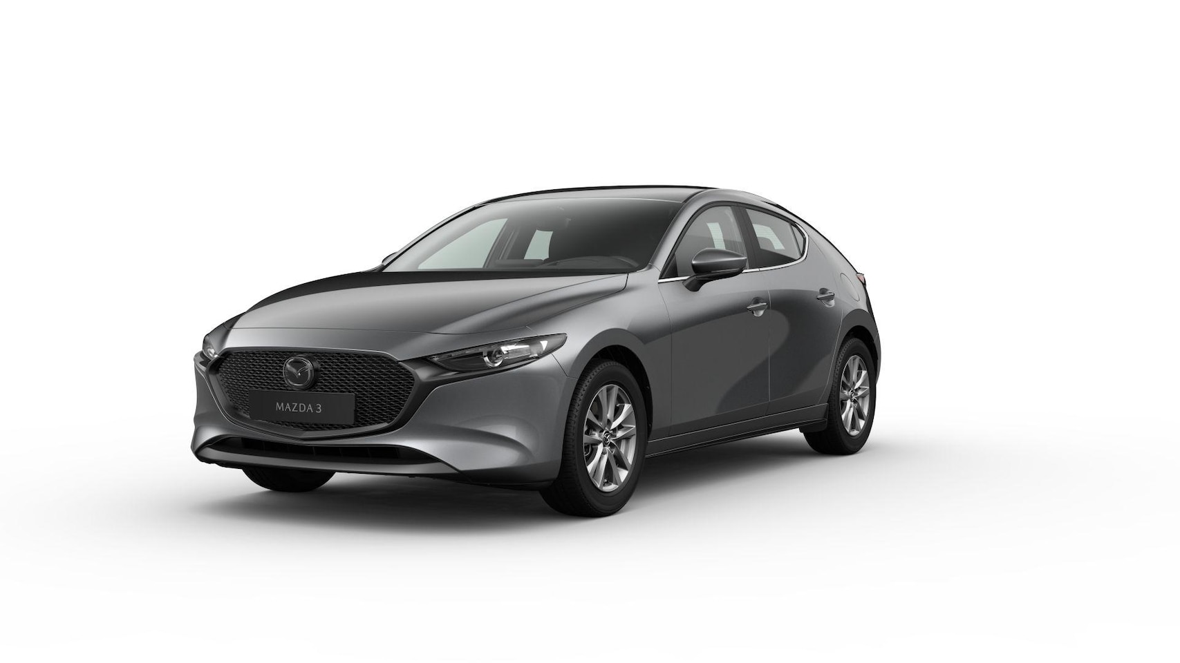 Mazda 3 - Hatchback e-Skyactiv G 140 6MT Prime-Line | 16-inch lichtmetalen velgen, Silver | 6 speake - AutoWereld.nl