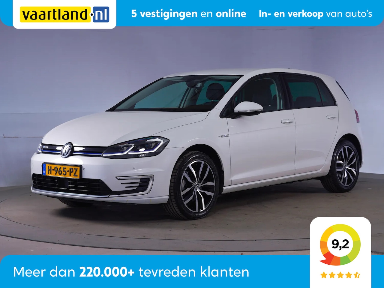 Volkswagen e-Golf - E-DITION [ Virtual cockpit Nav DAB Privacy glass ] - AutoWereld.nl