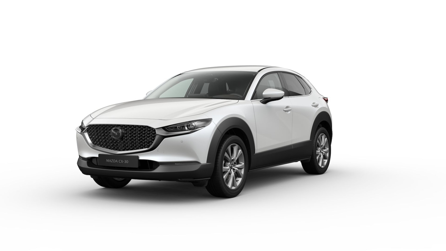 Mazda CX-30 - e-Skyactiv X 186 6AT Exclusive-Line | 18-inch lichtmetalen velgen, Silver | 360° View Moni - AutoWereld.nl