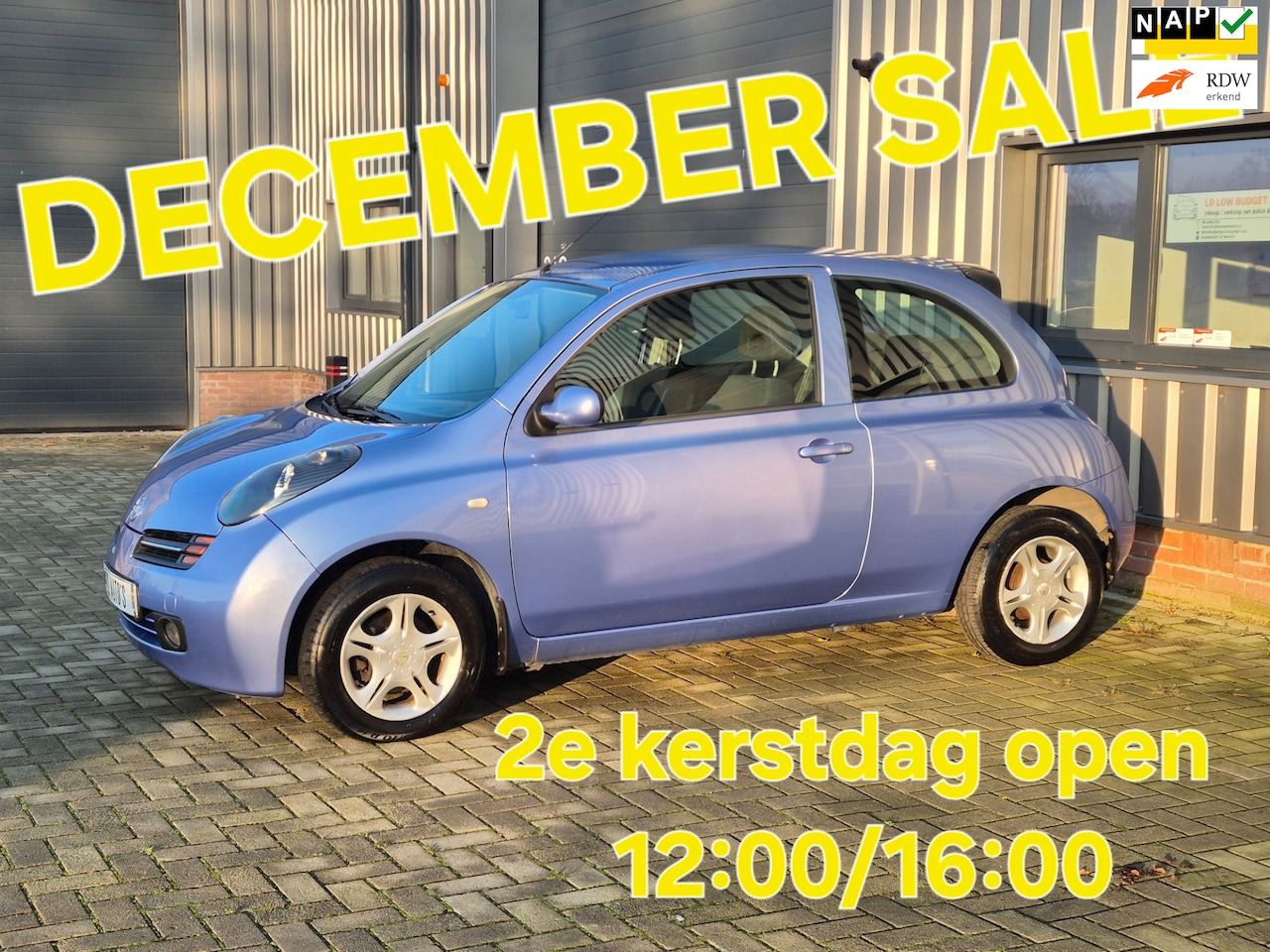 Nissan Micra - 1.2 Visia DECEMBER SALE VAN € 1695 VOOR € 1395 - AutoWereld.nl