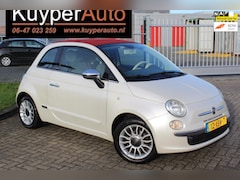 Fiat 500 C - 0.9 TwinAir Lounge cabrio parelmoer lage km