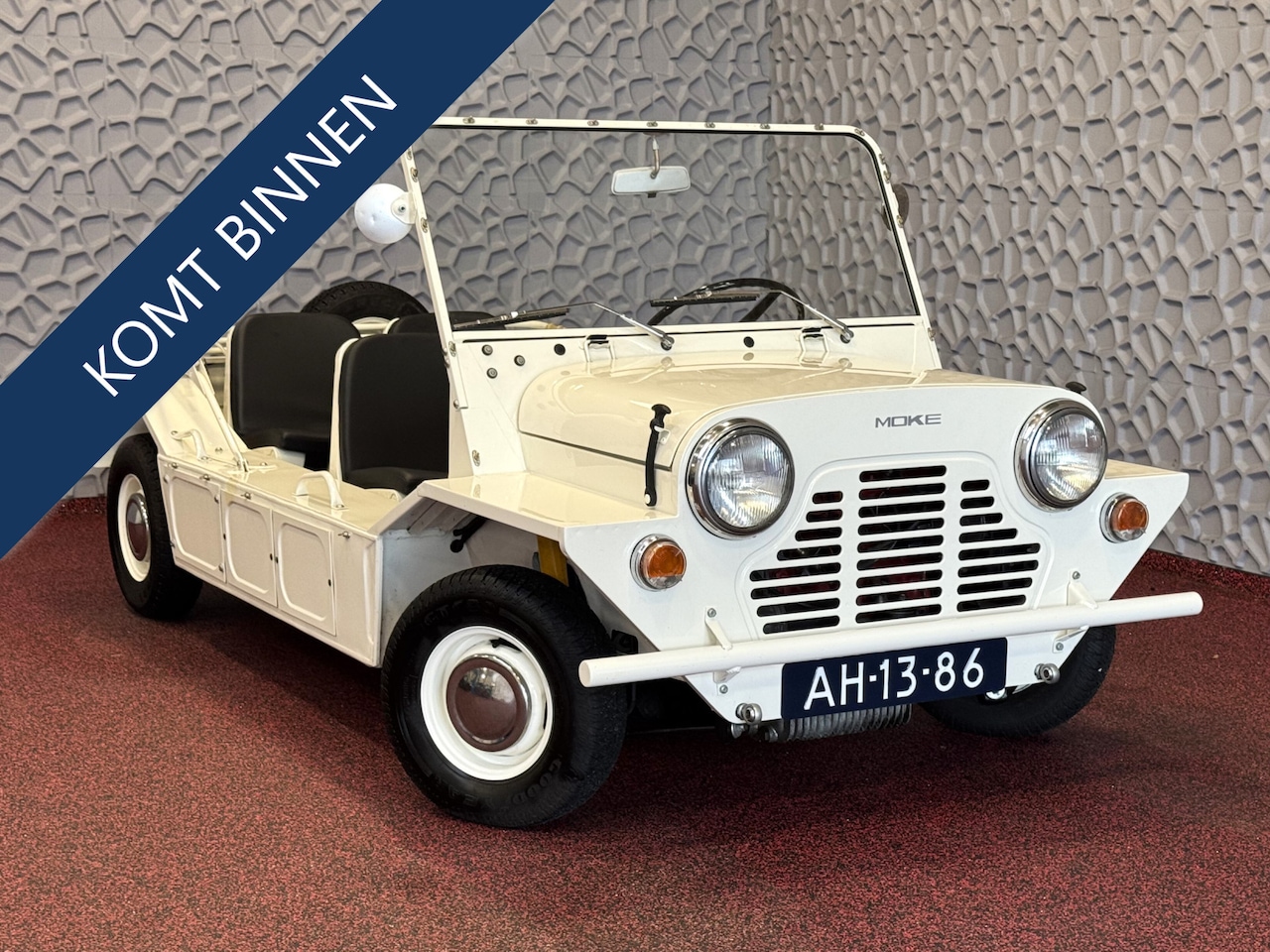 MINI Cabrio - Morris MOKE 1968 OriginalUK/Fullyrestored/Documentation/Fulldocumentation - AutoWereld.nl