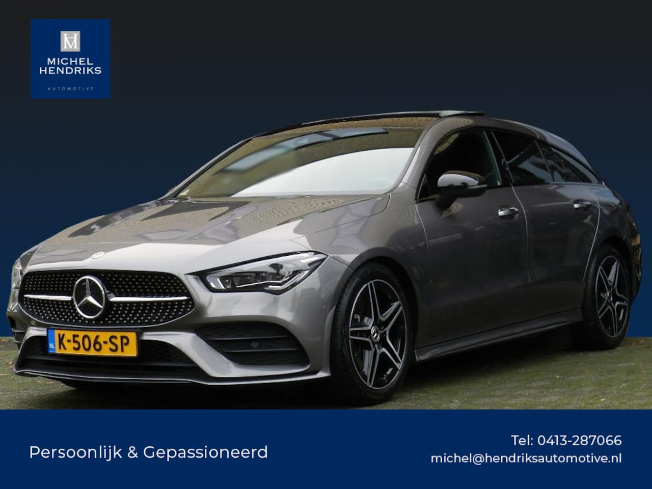 Mercedes-Benz CLA-klasse Shooting Brake - 200 AMG Night Edition Panoramadak Orig.NL BTW - AutoWereld.nl