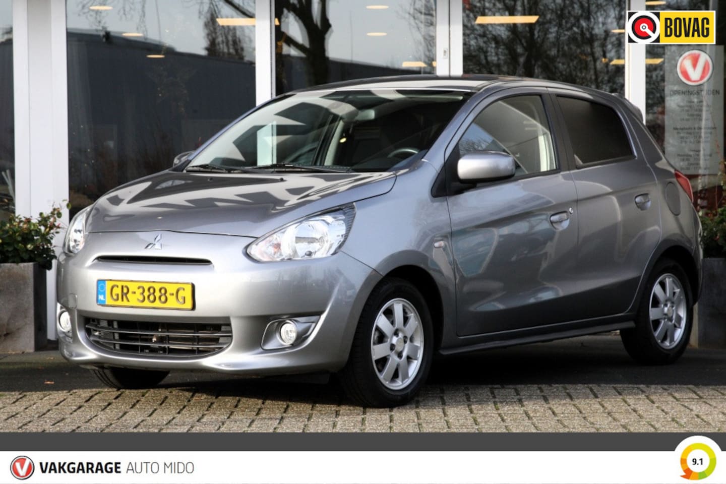 Mitsubishi Space Star - 1.0i CVT Automaat Bright -1e eigenaar- - AutoWereld.nl