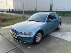 BMW 3-serie Compact - 316ti Executive Loop of sloop. Rijdt perfect. Achterbumper rechts stuk. ZO MEE