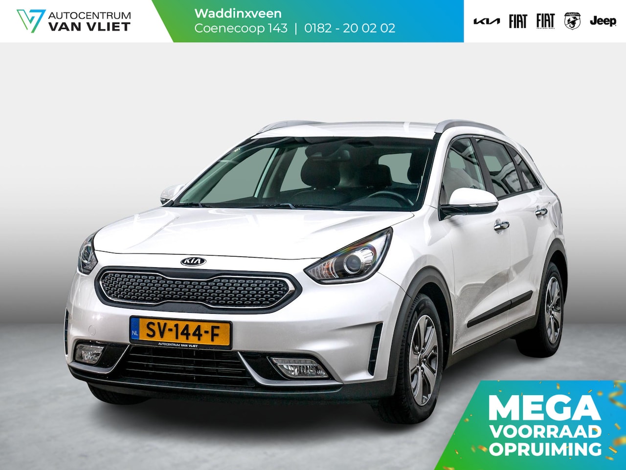 Kia Niro - 1.6 GDi Hybrid DynamicLine | Trekhaak - AutoWereld.nl