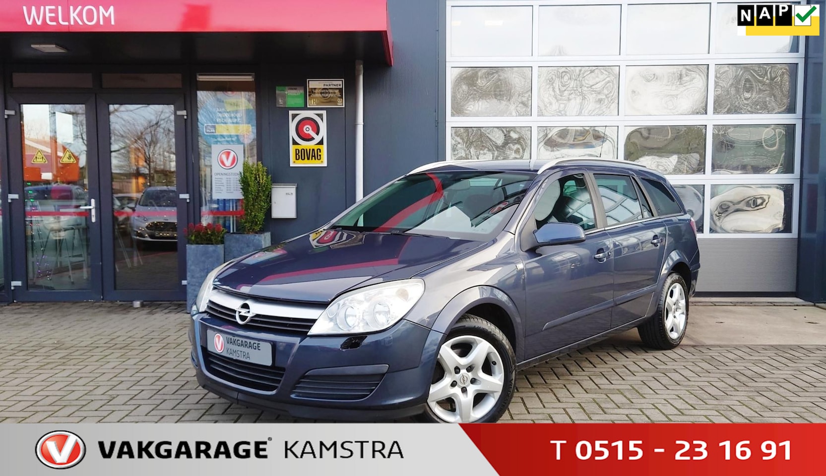 Opel Astra Wagon - 1.6 Edition Airco/Cruise/Trekhaak - AutoWereld.nl