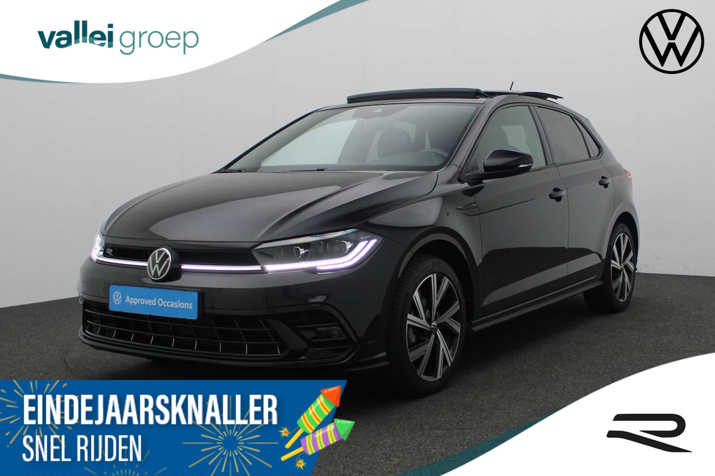 Volkswagen Polo - 1.0 TSI 95PK R-Line | Pano | IQ Light | Stoelverwarming | Camera | Navi | Apple Carplay / - AutoWereld.nl