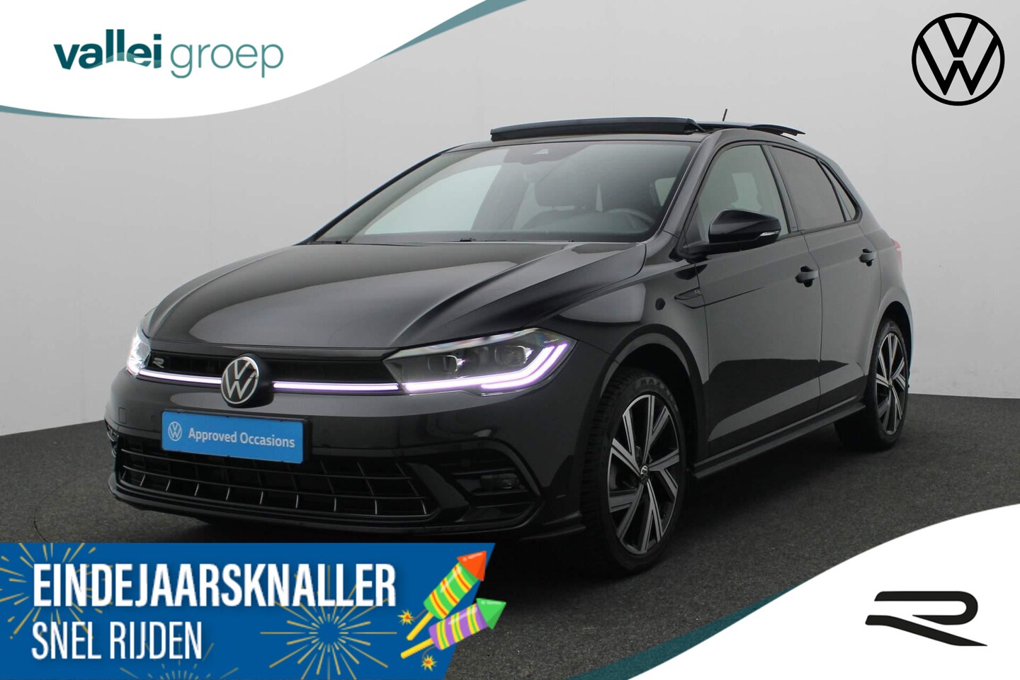 Volkswagen Polo - 1.0 TSI 95PK R-Line | Pano | IQ Light | Navi | Camera | ACC | 17 inch | Apple Carplay / An - AutoWereld.nl