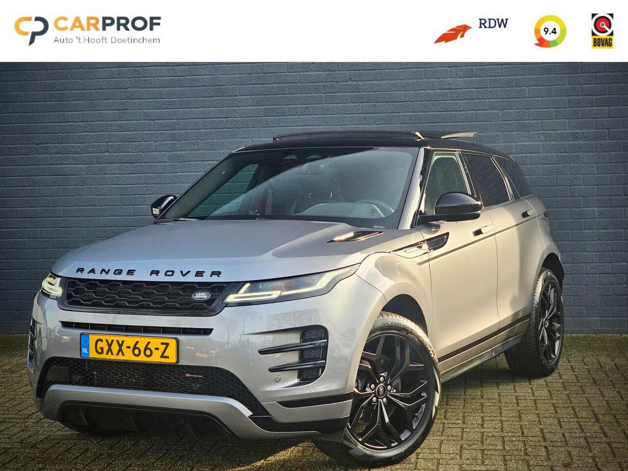 Land Rover Range Rover Evoque - 1.5 P300e AWD R-Dynamic / TREKHAAK / PANO / ADAPT. CRUISE / MERIDIAN / BTW - AutoWereld.nl