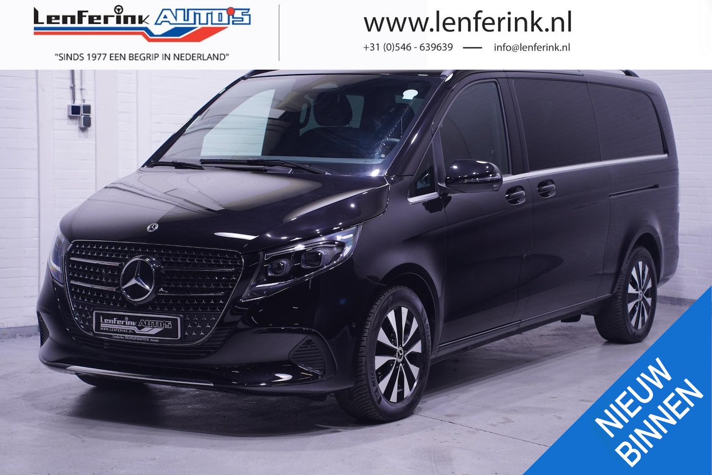 Mercedes-Benz V-klasse - V 300d Avantgarde Extra Lang L3 Dubbel Cabine 5-Zits Leder Zwart, LED Koplampen, 360 Camer - AutoWereld.nl