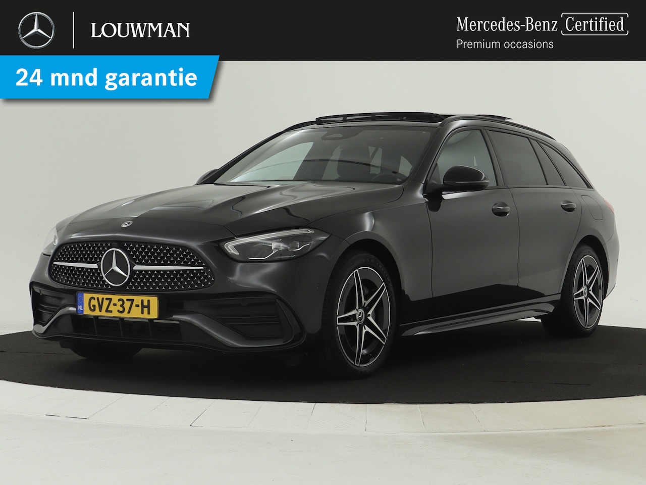 Mercedes-Benz C-klasse Estate - 300 e AMG Plug-In Hybride | Trekhaak | AMG Styling | Panorama Schuif-Kanteldak } Night Pak - AutoWereld.nl