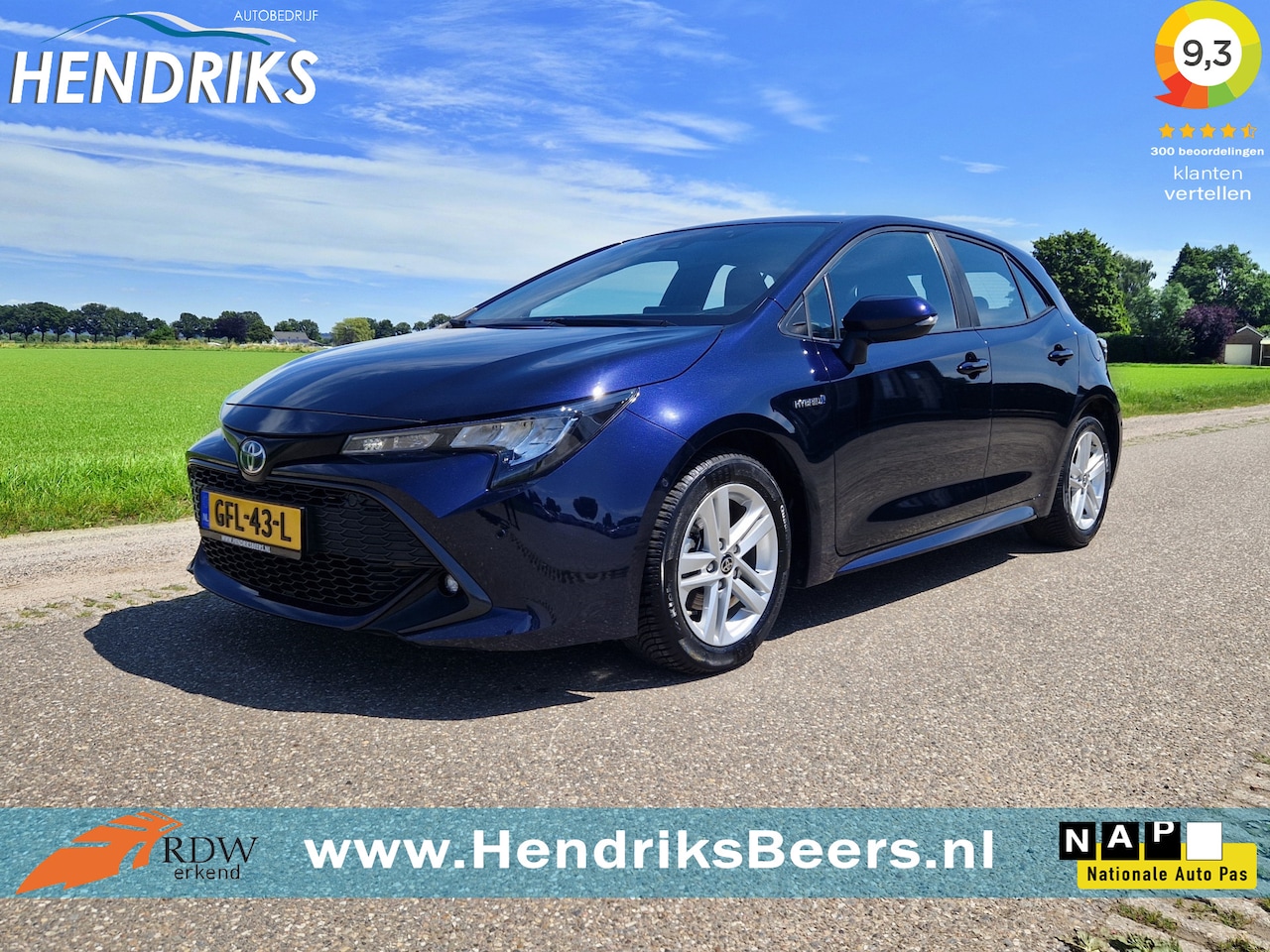 Toyota Corolla - 1.8 Hybrid Comfort - 100 Pk - Euro 6 - ParkeerCamera - Navi - Climate Control - AutoWereld.nl