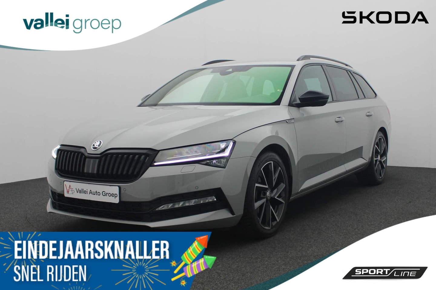 Skoda Superb Combi - 1.5 TSI 150PK DSG ACT Sportline Business | Matrix LED | Keyless | Camera | ACC | Navi | 18 - AutoWereld.nl