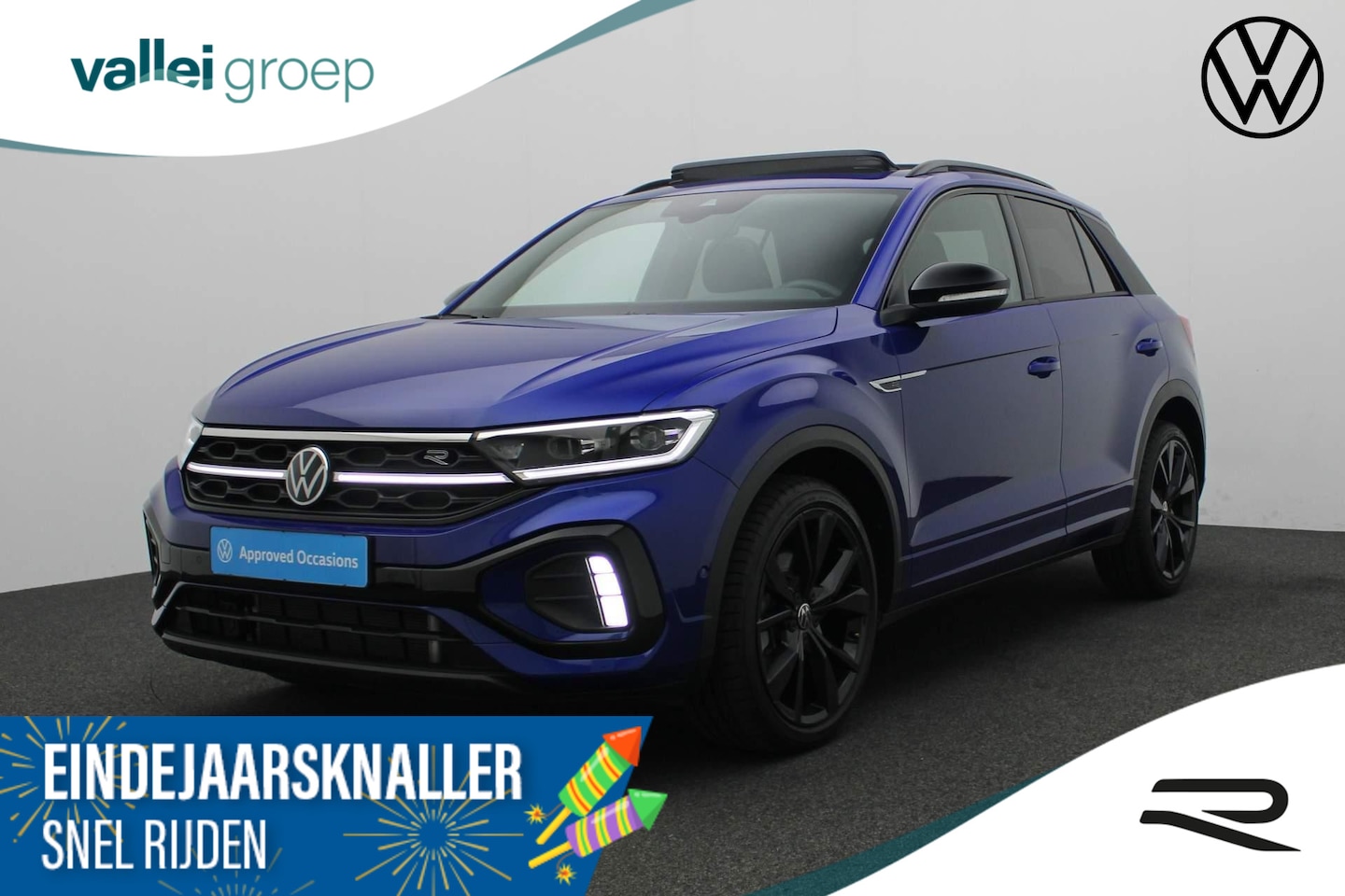 Volkswagen T-Roc - 1.5 TSI 150PK DSG R-Line Business Black Style | Pano | IQ Light | Keyless | Navi Discover - AutoWereld.nl