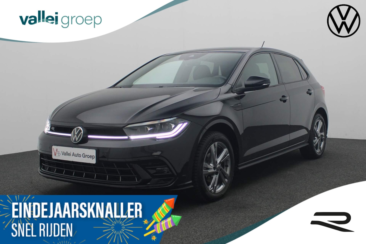 Volkswagen Polo - 1.0 TSI 95PK R-Line | IQ Light | Stoelverwarming | Parkeersensoren voor/achter | Navi | Di - AutoWereld.nl