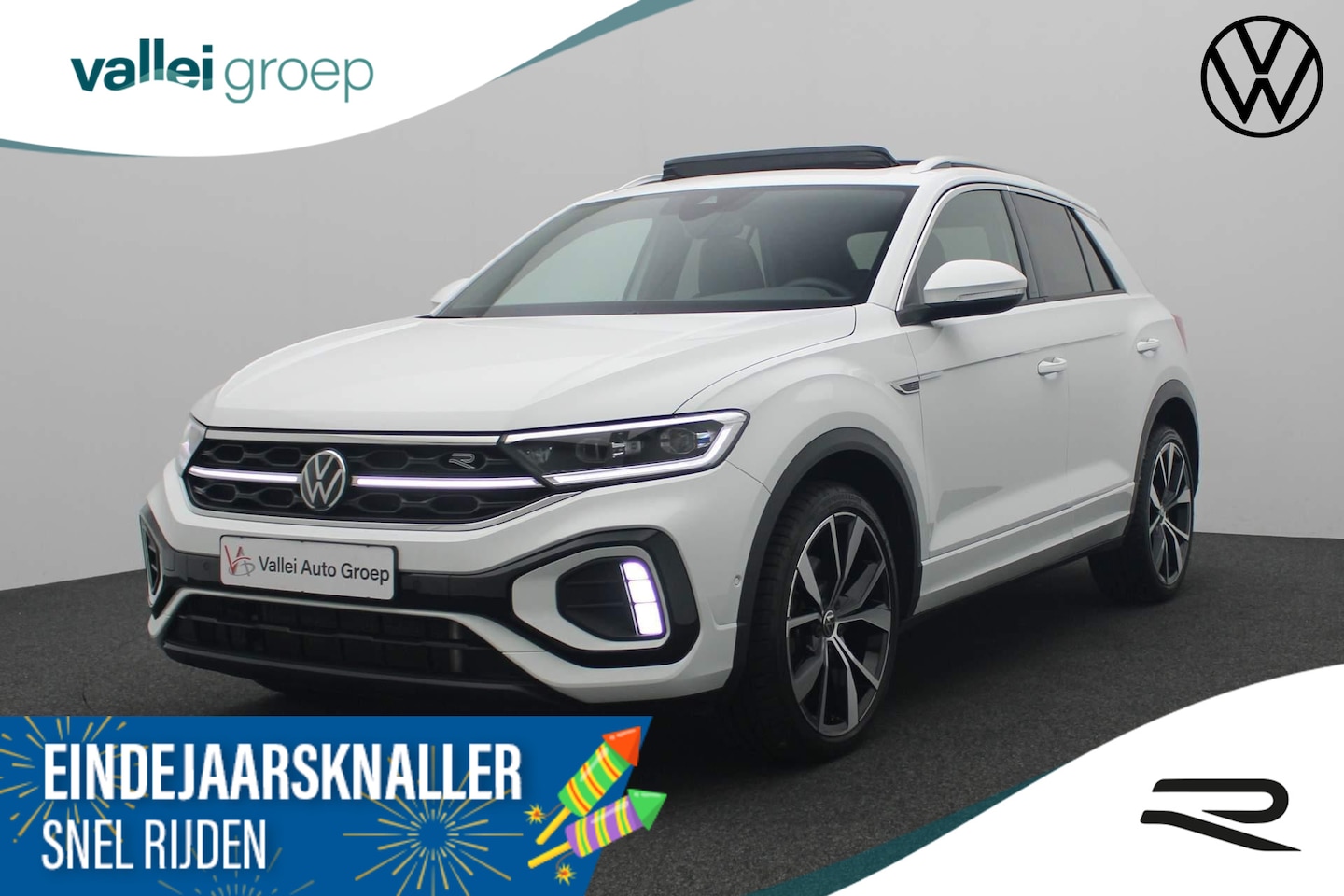 Volkswagen T-Roc - 1.5 TSI 150PK DSG R-Line | Pano | IQ Light | Keyless | 19 inch | Navi | ACC | Camera - AutoWereld.nl