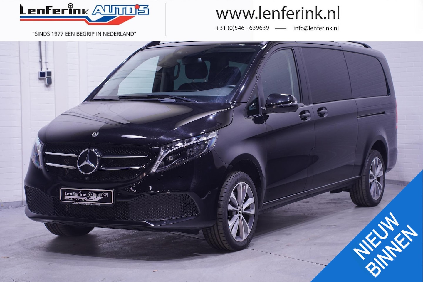 Mercedes-Benz V-klasse - V 300d Avantgarde Extra Lang Dubbel Cabine Airmatic, LED Koplampen, 360 Camera, 2x Elek. S - AutoWereld.nl