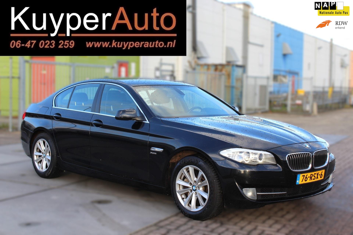 BMW 5-serie - 535xi High Executive Xdrive automaat 4 WHEEL vol leder nap - AutoWereld.nl