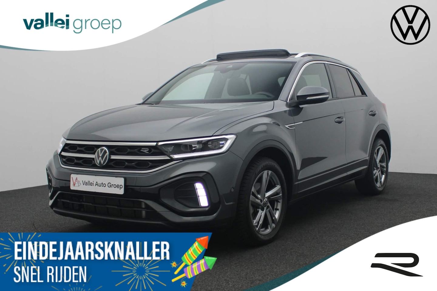 Volkswagen T-Roc - 1.5 TSI 150PK DSG R-Line Business | Pano | Camera | Navi | ACC | 17 inch | LED plus - AutoWereld.nl