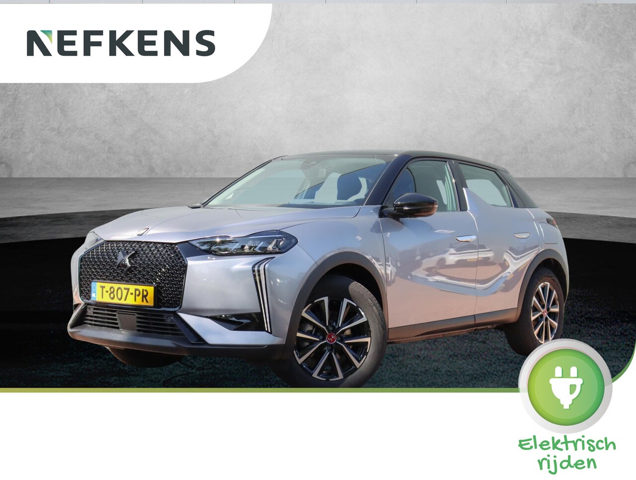 DS 3 - E-Tense Performance Line+ 54 kWh 3-FASE (Direct rijden!!|LED|NAV.|HUD|Climate|PDC) - AutoWereld.nl