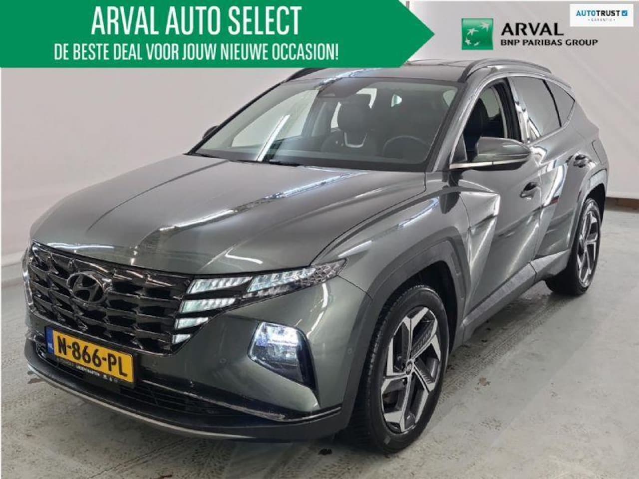 Hyundai Tucson - 1.6 T-GDI HEV 230pk Automaat 2WD Premium| Trekhaak | Leder | Apple CarPlay / Android Auto - AutoWereld.nl